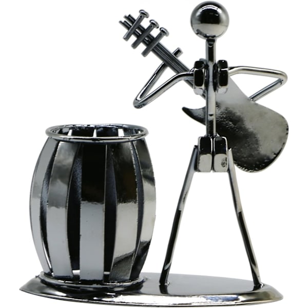 Musique Ironman Band Porte-stylo Métal Artisanat Bureau Ornement