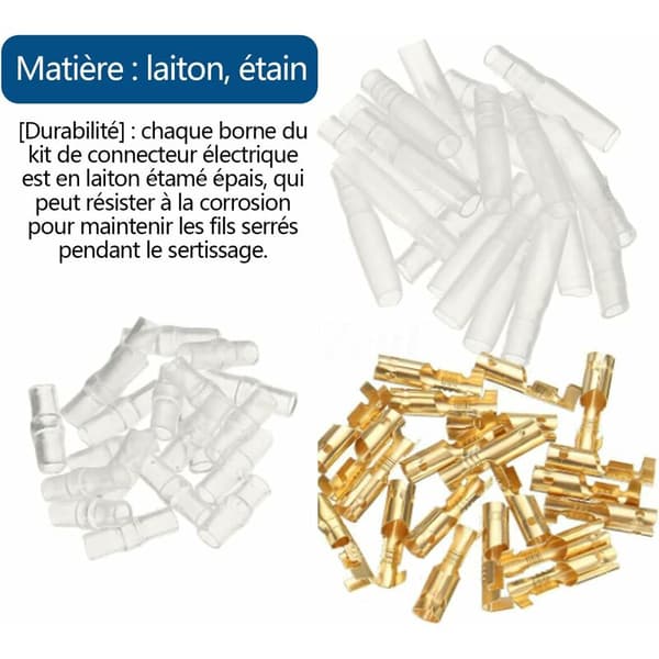 Crimp-liittimet, 400 liitintä ja 3,9 mm liitinvalikoima