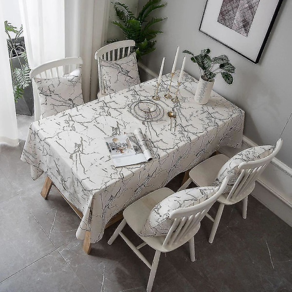 90*90CM Modern modern marmor duk bordsduk restaurang kit