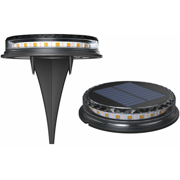 4-pack solcellslampor utomhus varmvitt 2000-2500K vattentät IP65