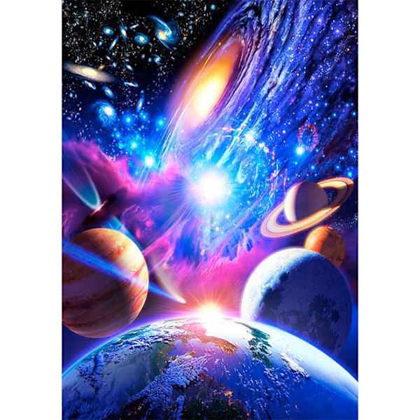 5d Diy Diamantmaleri Planet Space Interstellar (1 stk)