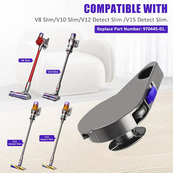 Reservedeler - Rullebørstehette for Dyson Digital Slim Fluffy, V8 Slim, V12 V15 Detect Slim