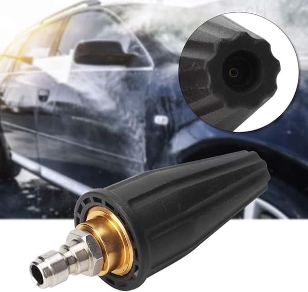 Tvättmunstycke, roterande turbospraymunstycke för högtryckstvätt, snabbkoppling