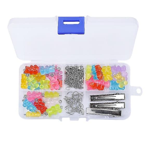 3D Gummy Diy Bear Charms - Resin Bear Shaped Clay Pendants