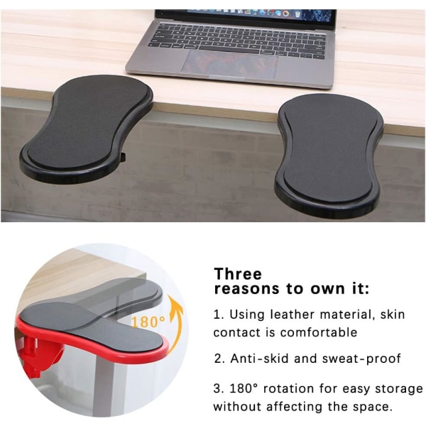 Bärbar armstöd ergonomisk ledad dator design, handledsstöd