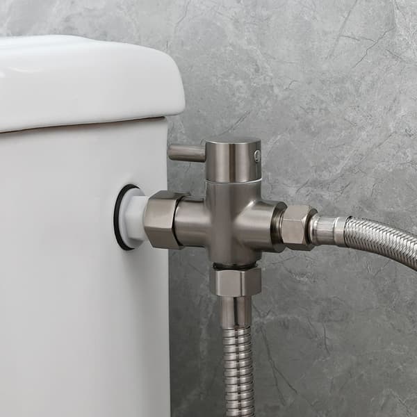 3-vejs afleder messing afspærring ventil 3/8” adapter til toilet vandledning