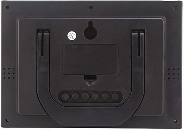 Modern väggklocka för vardagsrum, LCD-display, kreativ elektronisk väckarklocka