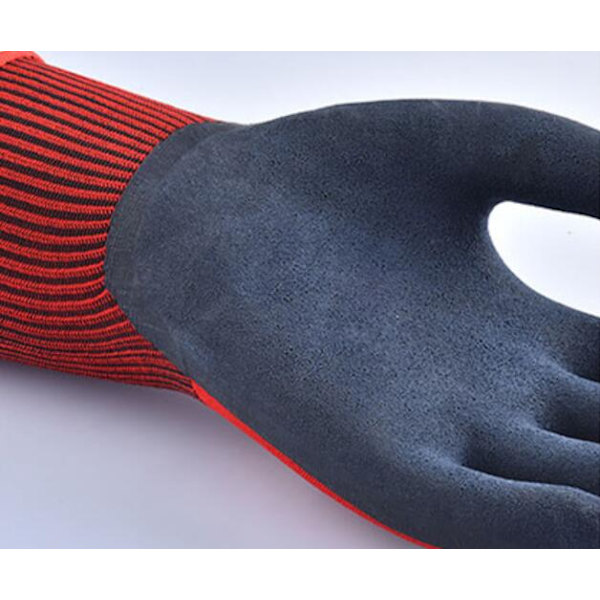 Anti-Cut Vinterhandsker - One Size, Rødlig Sort