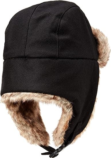 Herre Trapper Hat med Kunstig Pels (Hodeomkrets 54-60)