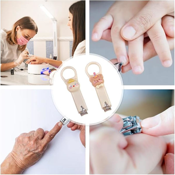 Nagelklippare, Professionella Nagelklippare i Rostfritt Stål för Kvinnor, Flickor, Barn, Professionellt Klippverktyg för Manikyrberedning