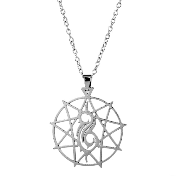 Smycken Slipknot Halsband ihålig stjärna hänge
