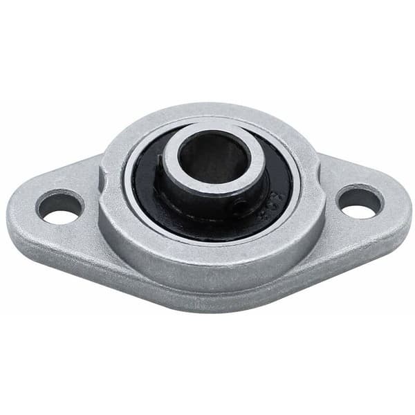 6 stk. KFL08 lejehus 8mm diameter zinklegering rhomb