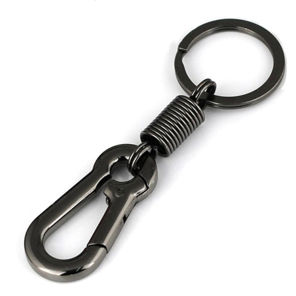 Retro Style Enkel Stærk Karabinhage Form Nøglering Nøgle Ring