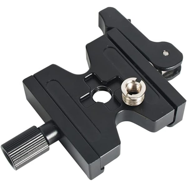 1PCS dubbel lås monteringsplatta klämma med justerbar ratt adapter för tri