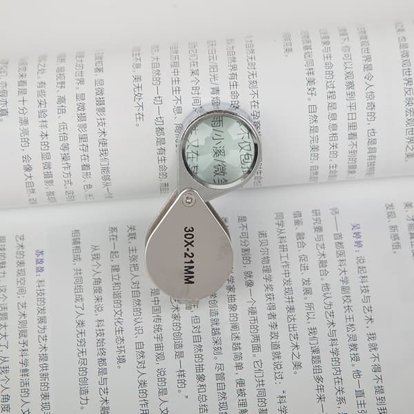 1 stk Juvelerlupe, 30X21mm Mini Foldable Lupe