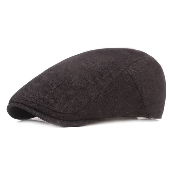 Herrar Justerbar Platt Basker Mössor Baker Boy Hat Plat Mössor Höst Vinter