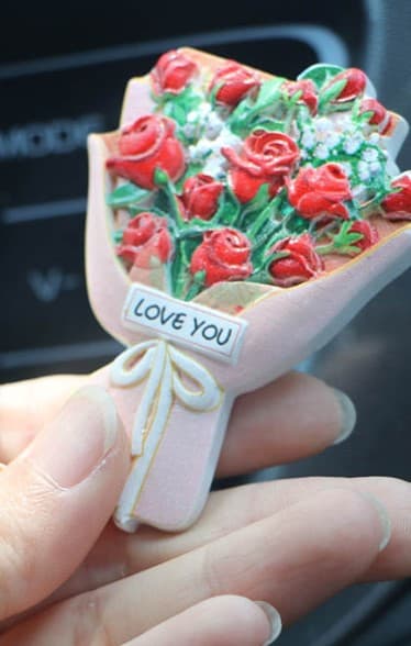 Rosenornament Lufterfrisker, Blomster Aromaterapi Ornament |