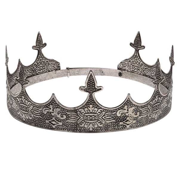 King Crown for Men middelalderbryllup, tilbehør til couronne roya