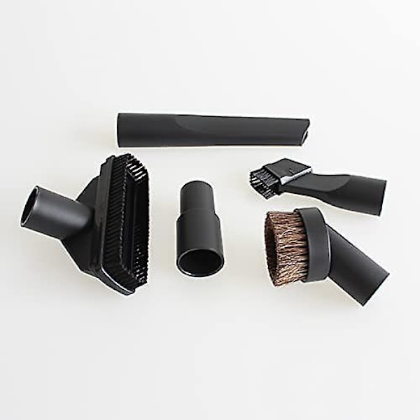 5-pakkaus 32 mm:n pölynimurin lisävarusteet, rako- ja suulakeharja 32 mm:llä