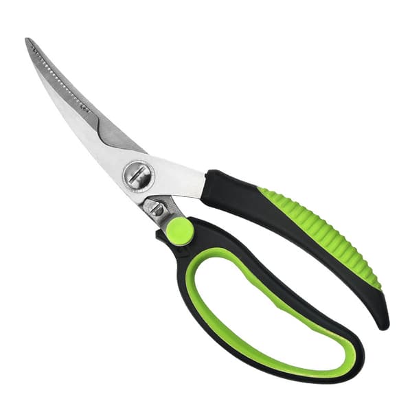 48130 Fjäderfäsax 23cm /Grön/Silver, Rostfritt Stål, 2