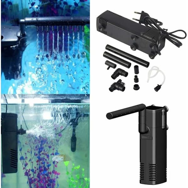 Akvariefilter Internt filter Internt filterpumpe med spraystang til 1000L Fi