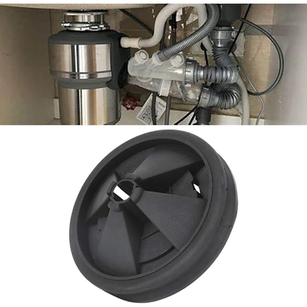 2 Stycken Diskbänksplugg Avfallskvarn Silikon Stänkskydd för 87mm Ytterdiameter