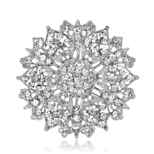 Match Accessories Brossi Rintaneula Hää Morsius Iso Kristalli Timantti Kimppu Brossi