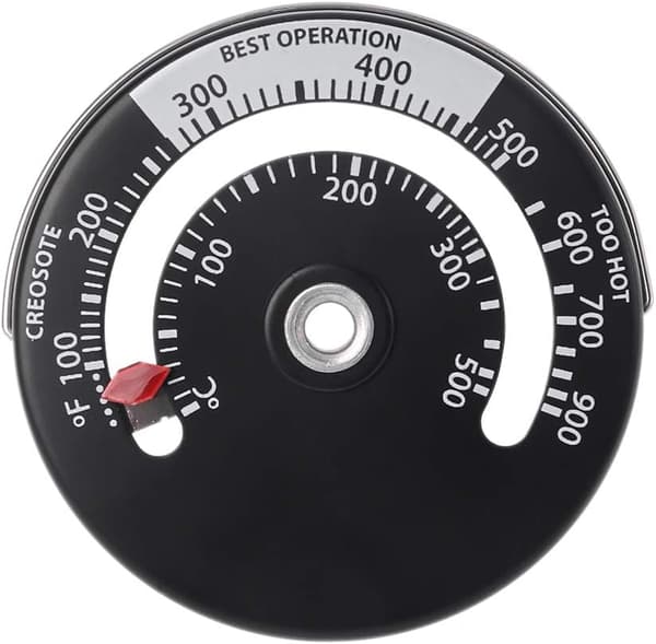 Magnetisk rökpips termometer vedspis pipa multibränsle vedspis (termometer)