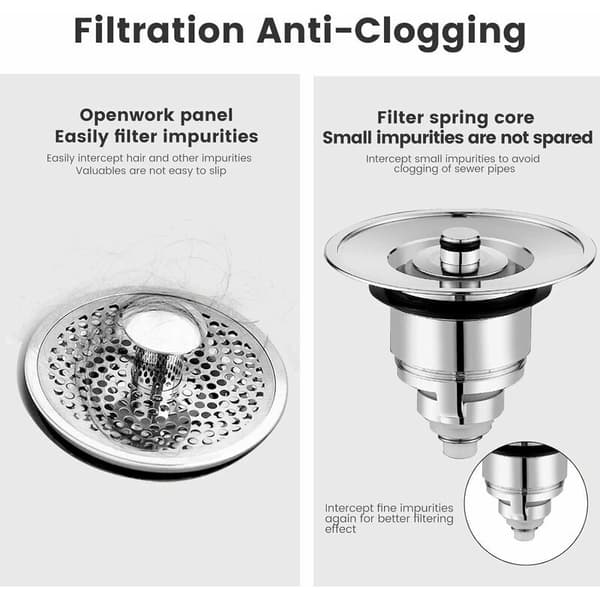 Universell diskbänksplugg, pop-up diskbänksplugg, diskbänksplugg med anti-stopp S