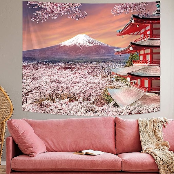 Japansk väggbonad asiatisk Fuji-berg väggbonad Japan Pagoda