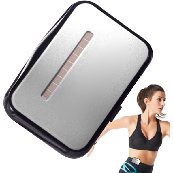 Skridttæller, Kalorie-tæller med Stor LCD-skærm | Bærbar Skridttæller med Mavebælteklips til Jogging, Vandreture, Løbeture, Gåture