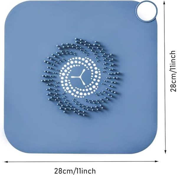 2-pack silikonavloppssil, halkfri duschpropp, duschavloppsstopp
