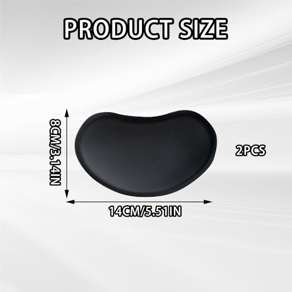 PCS Tangentbords handledsstöd kit, Musmatta och Tangentbords handledsstöd, Musmatta med Gel Handledsstöd, Ergonomisk Gel Musmatta och Memory Foam Tangentbordsmatta