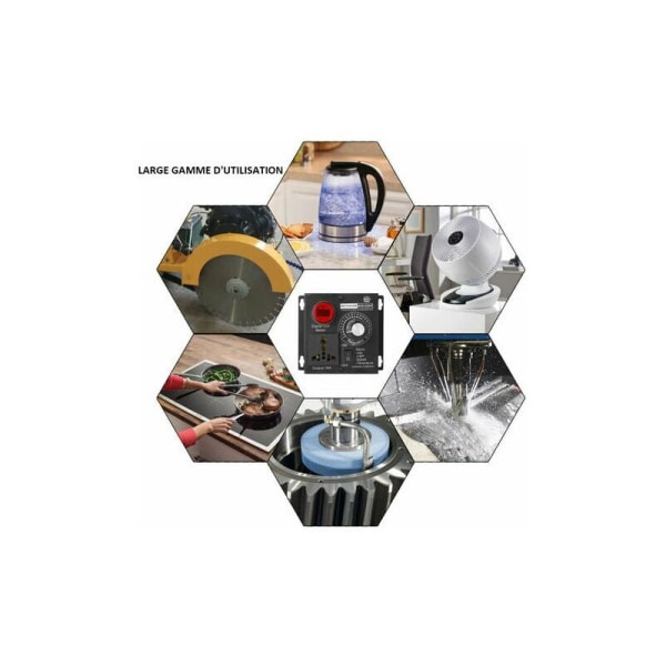 Ac 220V 4000W Kompakt regulator variabel spänning hastighet Portabl