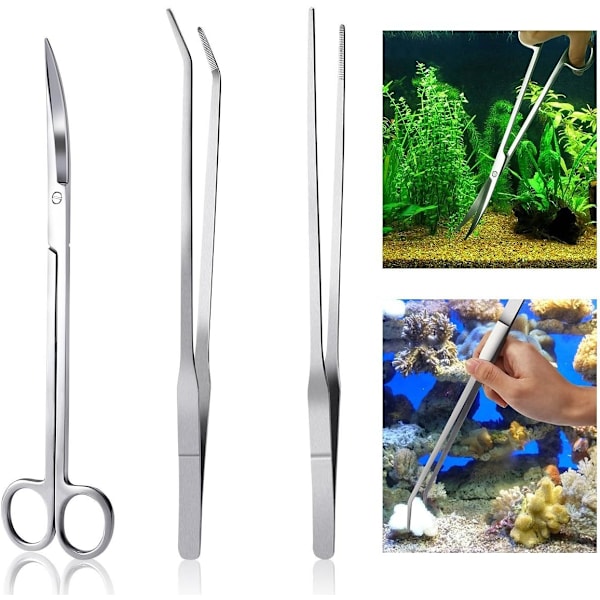 Akvarieudstyr i rustfrit stål til vandplanter