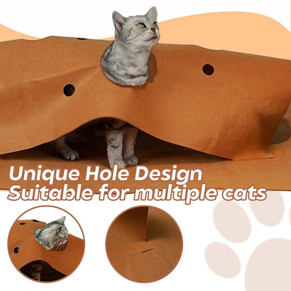 Katt Lekmatta, Katt Agility Träningsmatta, Katt Tunnel Lekmatta, F