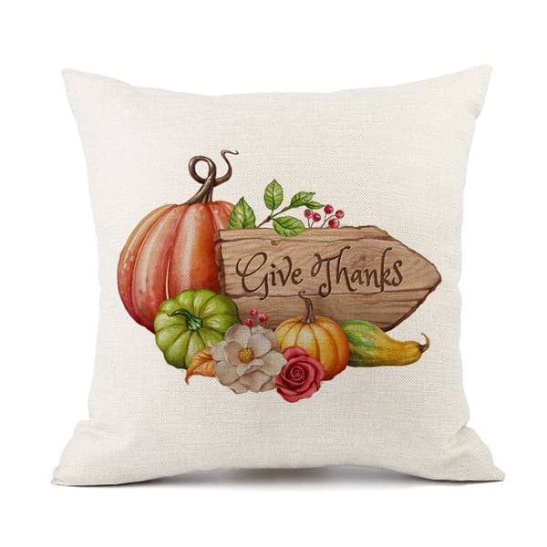 Lønnebladformede putetrekk for høst Thanksgiving høstdekor