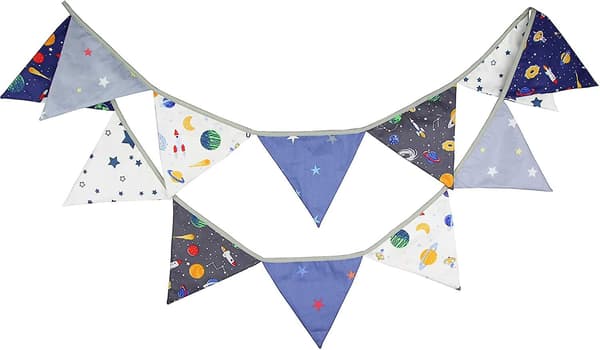Vimpelbanner, 3,2 m romtema nylon vimpelbanner for Halloween