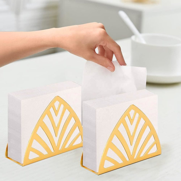 2 stk. Servietholder Hule Tissue Dispenser Papir Servietholder