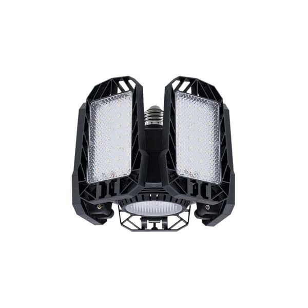 1 st LED-garagelampa 80W, E27/E26 Deformerbar 5+1 Justerbar Panel
