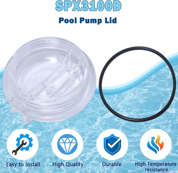 Pålitligt ersättningslock för Hayward Super II 2 SPX3100D poolpump