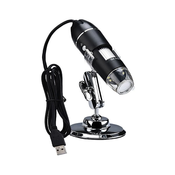 USB Digital Mikroskop, 0X-1000X Håndholdt Forstørrelses Boreskop, 8