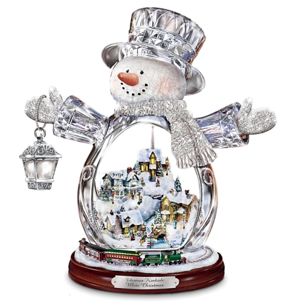 Jul fönsterdekoration klistermärke Julgran Crystal Tree Snowman Design