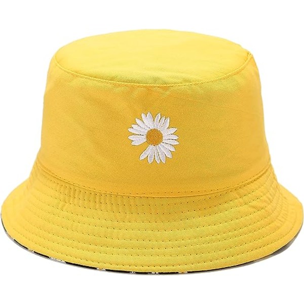Som sett på TV Flower Reversible Bucket Hat Sommarresor Beach Su