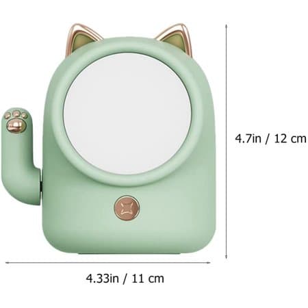 Kattenattlys Lykkekattlys LED-senglampe Skrivebordslampe