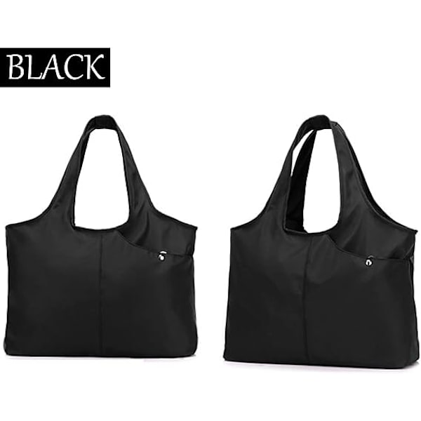 Multifunktionel Nylon Håndtaske Multi-lomme Mor Tote Bærbar Dame Skuldertaske