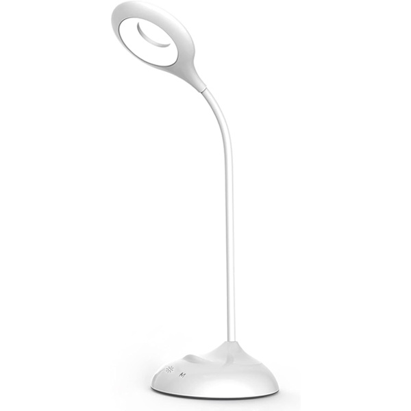 Bordlampe med USB-ladeport, 5 lysmoduser, 5 lysstyrker