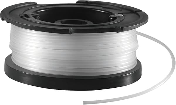 Sett med 3 erstatningsspoler for gresstrimmer - 3 x 9 m transparent a