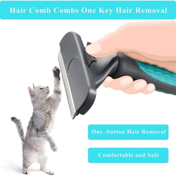 Cat Dog Brush, Self-Cleaning Cat and Dog Grooming Brushes Pet Dead Hair Brush On