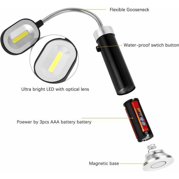 Grill Lys, 2 stk LED Grill Lys Super Bright Arbeidslys